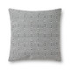 Loloi Pillows P0339 Charcoal White Pillow