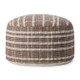 Loloi Wallace Chocolate CJPF003 Chocolate Pouf