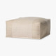 Loloi LPF0041 Ivory Pouf