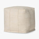 Loloi LPF0043 Ivory Pouf