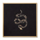 Loloi Snake Eyes SNAKX Black Beige Wall Art