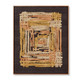 Loloi Intersecting INTRS Gold Orange Wall Art