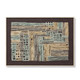Loloi Bisect BISEC Blue Gold Wall Art