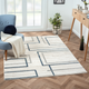 LR Home Bristol 82135 Blue Gray Rug