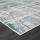 LR Home Calgary 82277 Blue Cream Rug