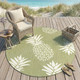LR Home Catalina 81500 Green Beige Rug