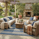 LR Home Catalina 81504 Navy Gray Rug
