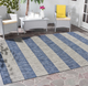 LR Home Catalina 81504 Navy Gray Rug
