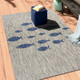 LR Home Catalina 81505 Gray Navy Rug