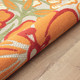 LR Home Copa Cabana 81819 Orange Red Green Yellow Off-White Rug