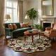LR Home Dazzle 82264 Red Green Rug