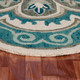 LR Home Dazzle 82267 Blue Gray Rug