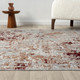 LR Home Lanham 82273 Red Gray Rug