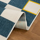 LR Home Mapa 82500 Navy White Rug