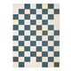 LR Home Mapa 82500 Navy White Rug