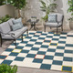 LR Home Mapa 82500 Navy White Rug