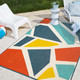 LR Home Mapa 82506 White Multi Rug