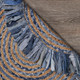 LR Home Boutique Jute 3382 Denim Blue Natural Rug