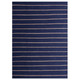 LR Home Hampton 3394 Navy Blue Tan Rug