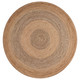LR Home Boutique Jute 12032 Natural Gray Rug