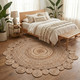 LR Home Boutique Jute 12040 Bleach Natural Rug