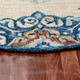LR Home Rugs Ariel 22133 Beige Blue Rug