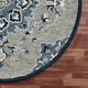 LR Home Rugs Ariel 22134 Gray Blue Rug