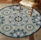 LR Home Rugs Ariel 22135 Sage Blue Rug