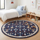 LR Home Rugs Ariel 22138 Navy Red Rug