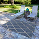 LR Home Seaside 81875 Navy White Rug