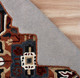 LR Home Shapes 50922 Rust Navy Rug