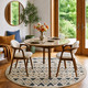 LR Home Sinuous 54111 Cream Navy Rug