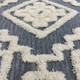 LR Home Sinuous 54113 Gray Cream Rug