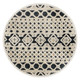LR Home Sinuous 54114 Navy Blue Cream Tan Rug