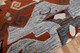 LR Home Sinuous 54119 Terracotta Gray Blue Rug
