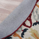 LR Home Sinuous 54154 Red Yellow Cream Navy Rug