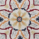 LR Home Sinuous 54154 Red Yellow Cream Navy Rug