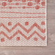LR Home Sunshower 81244 Beige Red Rug