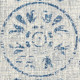 LR Home Sunshower 81249 Navy Gray Rug