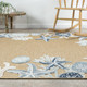 LR Home Veranda 82753 Natural Blue Rug