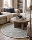 LR Home Victorian 81583 Gray Blue Rug
