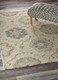 LR Home Victorian 81582 Ivory Light Blue Rug