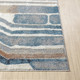 LR Home Vista 82644 Blue Beige Rug