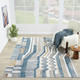 LR Home Vista 82644 Blue Beige Rug
