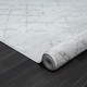 LR Home Calgary 82275 Cream Gray Rug