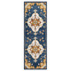 LR Home Rugs Ariel 22142 Blue Yellow Rug