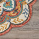 LR Home Sinuous 54108 Red Multi Rug
