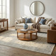 LR Home Monaco 82718 Ivory Beige Rug