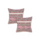 LR Home Chindi 07335 Pink Natural Pillow