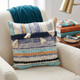 LR Home Destin 07346 Blue Tan Pillow